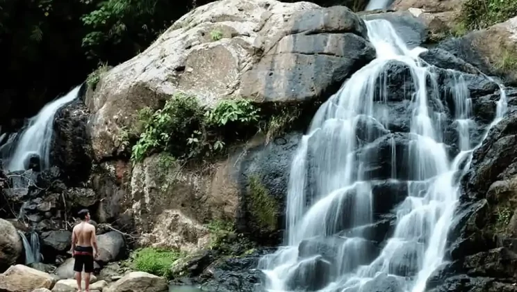 Air Terjun Tundo Telu di Pesawaran, Asri Memesona!