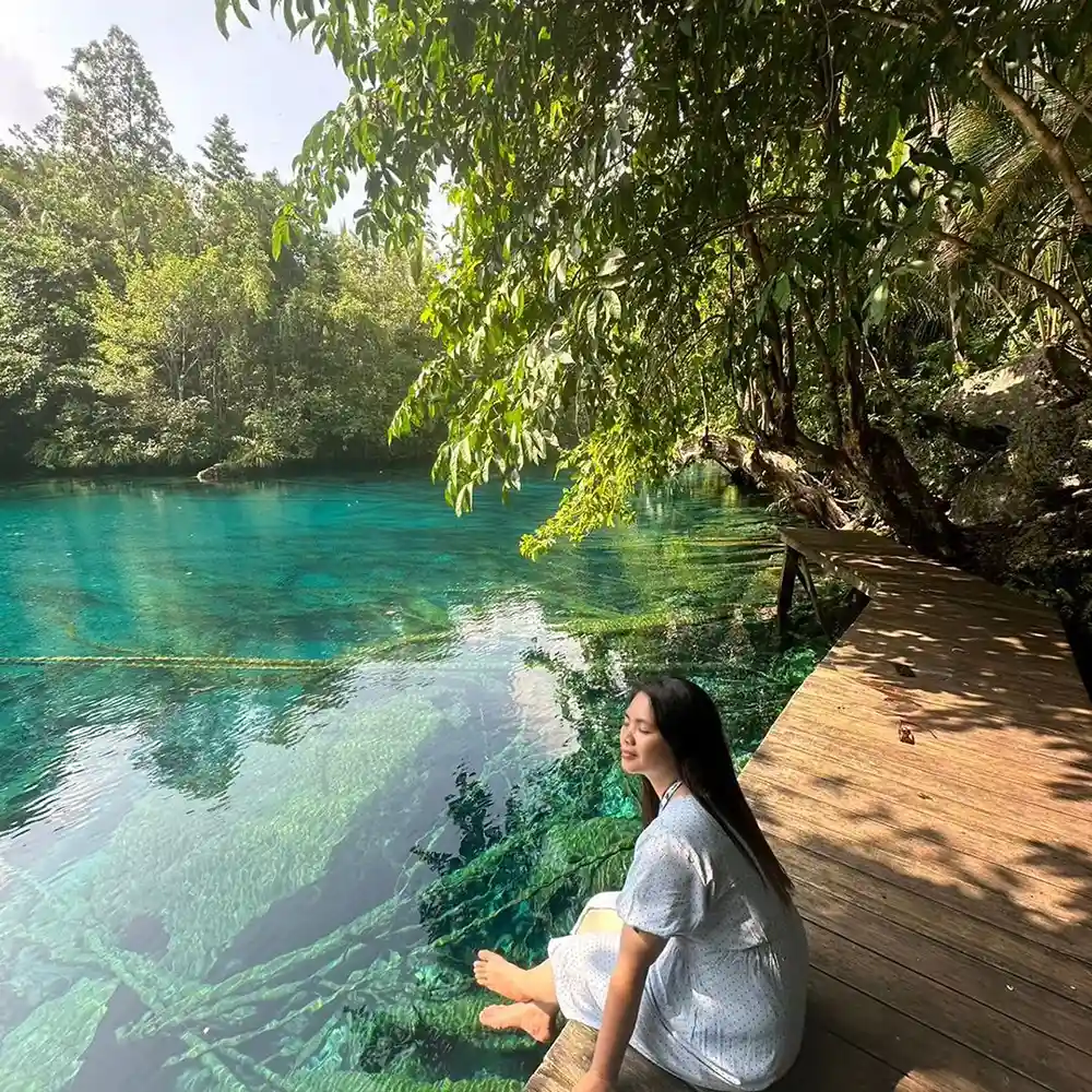 Foto Gambar Danau Paisu Pok Desa Luk Panenteng Kecamatan Bunta Kabupaten Banggai Kepulauan Sulawesi Tengah - @ranggaanugerah_via @diana_senduk