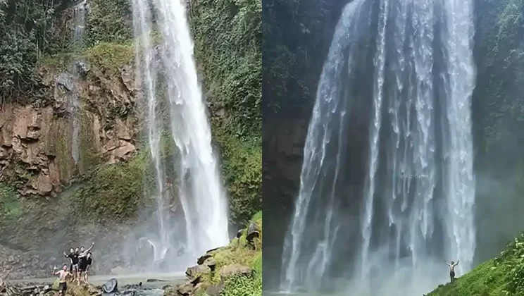 Air Terjun Semantung di Lampung Barat, Indah Memesona!